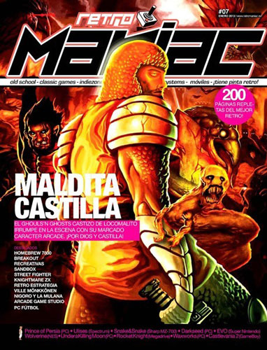 Maldita Castilla was featured in the cover of @RetromaniacMag #7