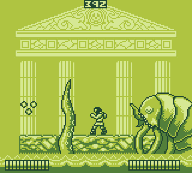 The Curse of Issyos reimaginado por @ScepterDPinoy como un juego de Game Boy
